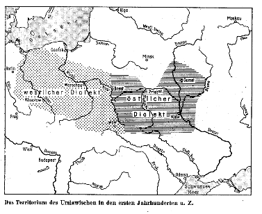 Karte Urslawisch